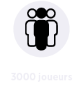 3000 joueurs